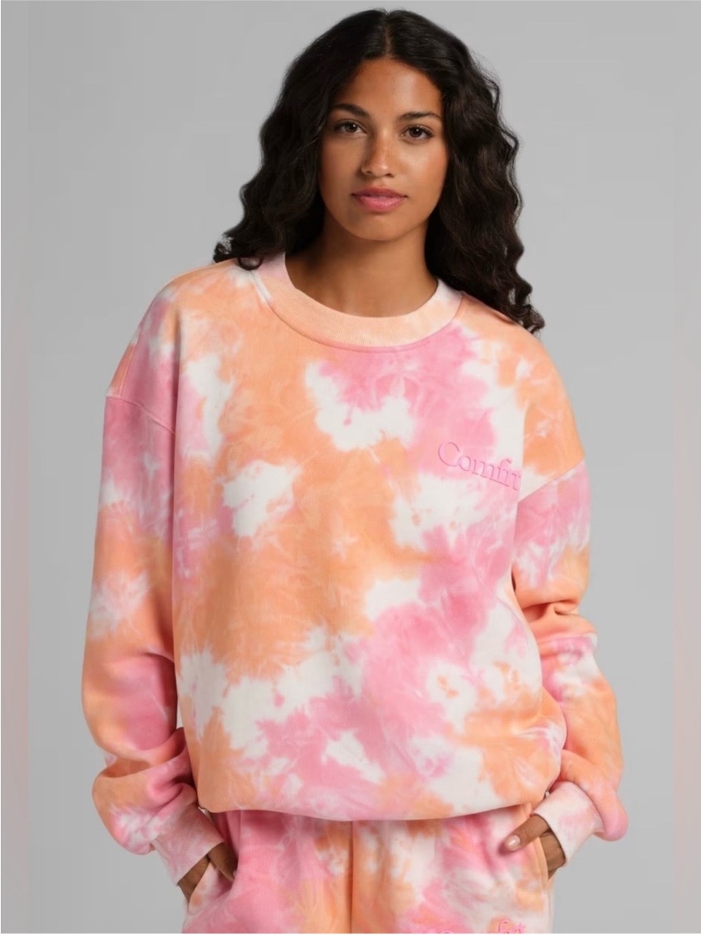 Sunset Tie-Dye Hoodie & Sweatpants Set - Picture 2 of 4